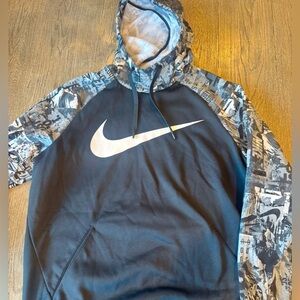 Nike Black and white Graphic Hoodie